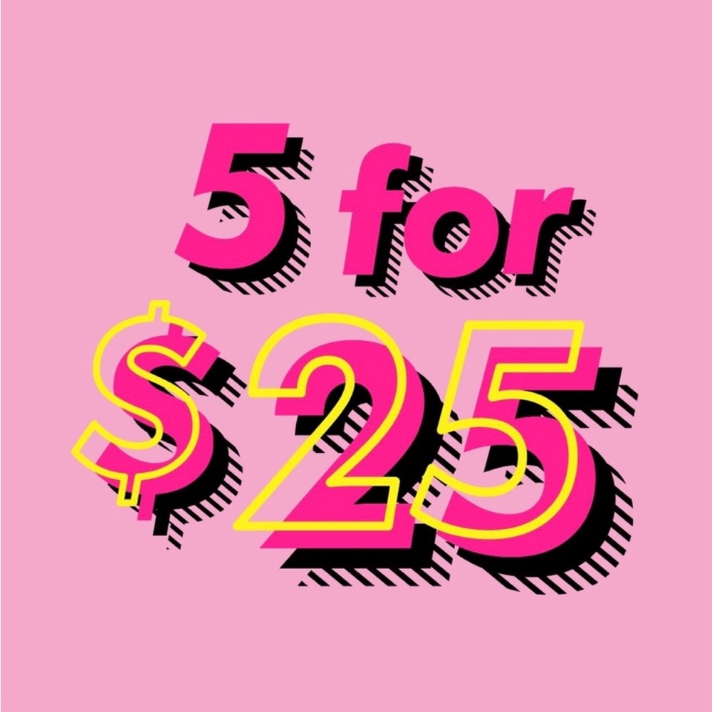 💕5/$25 Sale!💕